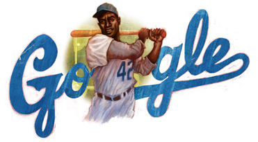 Google Doodle for Jackie Robinson